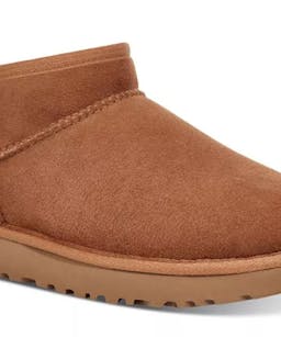 UGG Classic Ultra Mini Booties in Chestnut