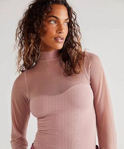 light up layering top pink