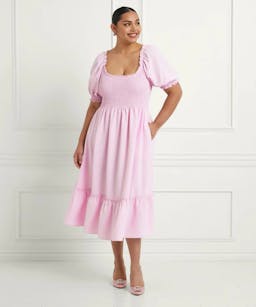 the louisa nap dress pink